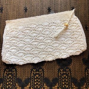 Vintage straw handbag